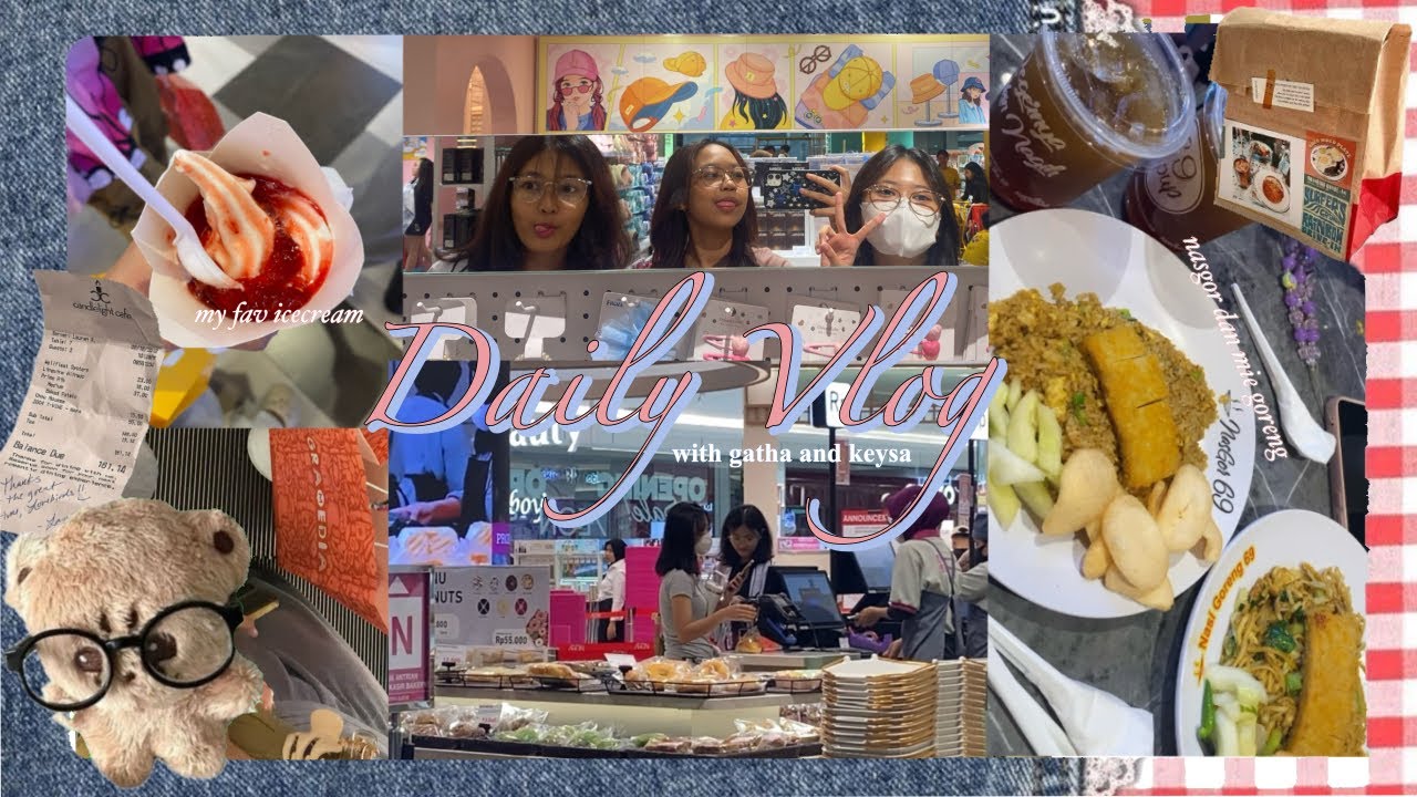 🧸Daily Vlog┊keliling mall🏃🏻‍♀️,beli kado🎁, makan🍚