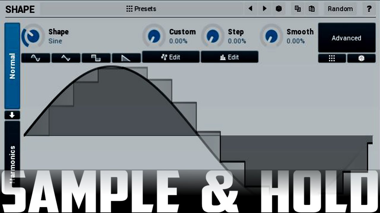 Sample & Hold and CustomMod in MSoundfactory