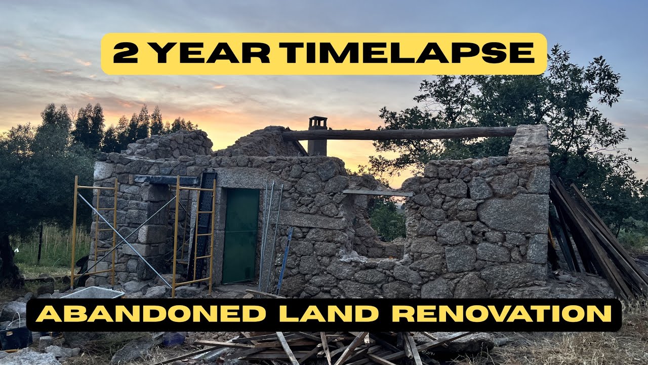 2 YEARS OFF GRID | Everything we built on abandoned land. Renovation TIME LAPSE