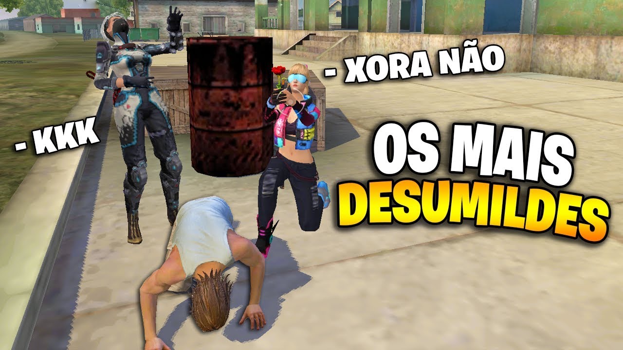 FUI HUMILHADO AO VIVO!? BRIGUEI FEIO NO FREE FIRE!!