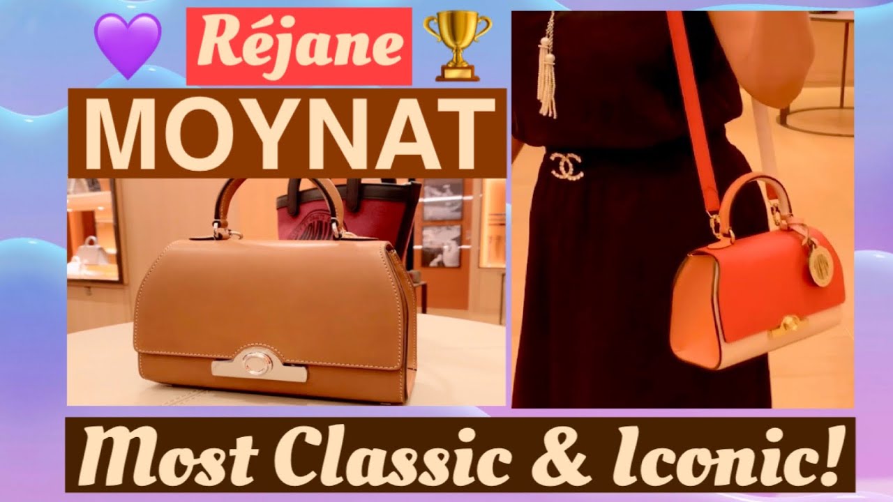 MOYNAT R&Eacute;JANE Iconic Natural Calf , Classic & Iconic Bags ! Details &bull; Try on &bull; First Impressions
