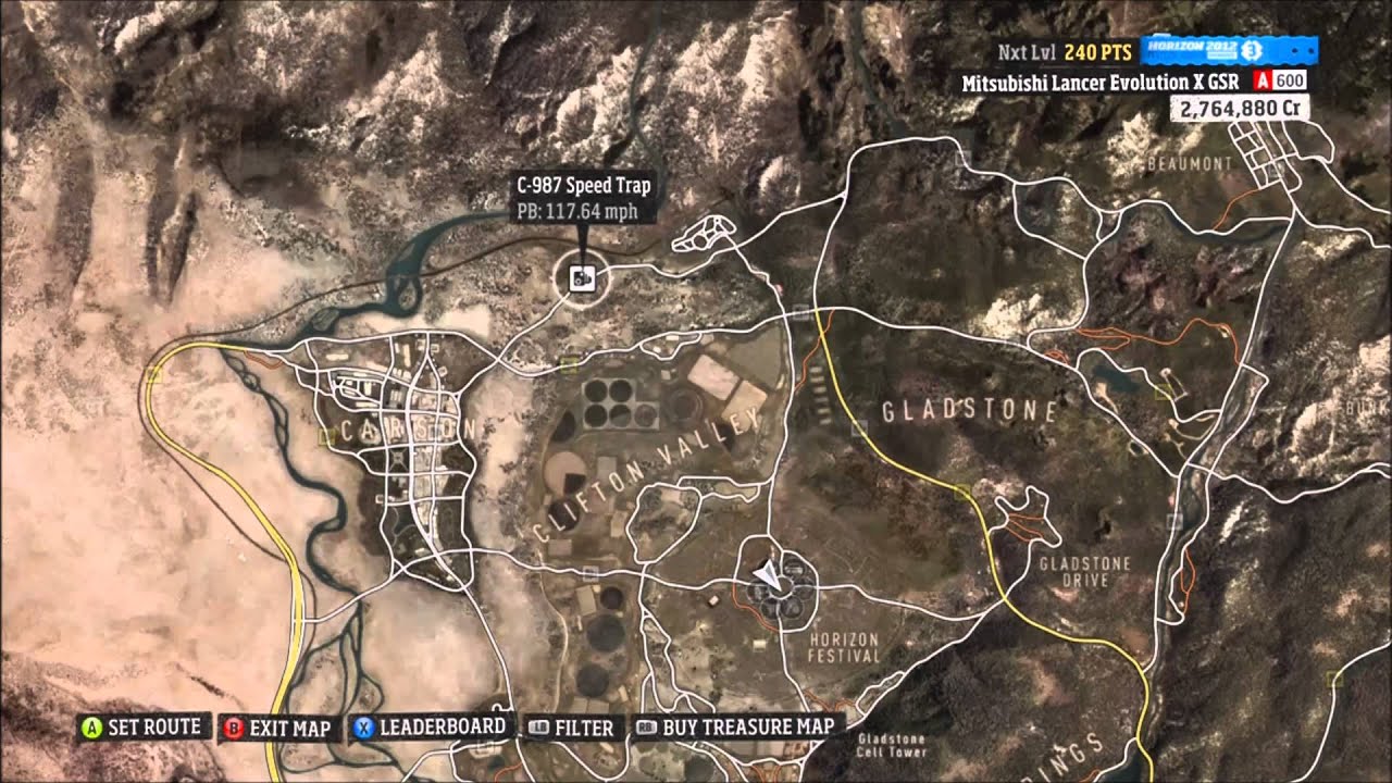 Forza Horizon | Speed Zone/Trap Location