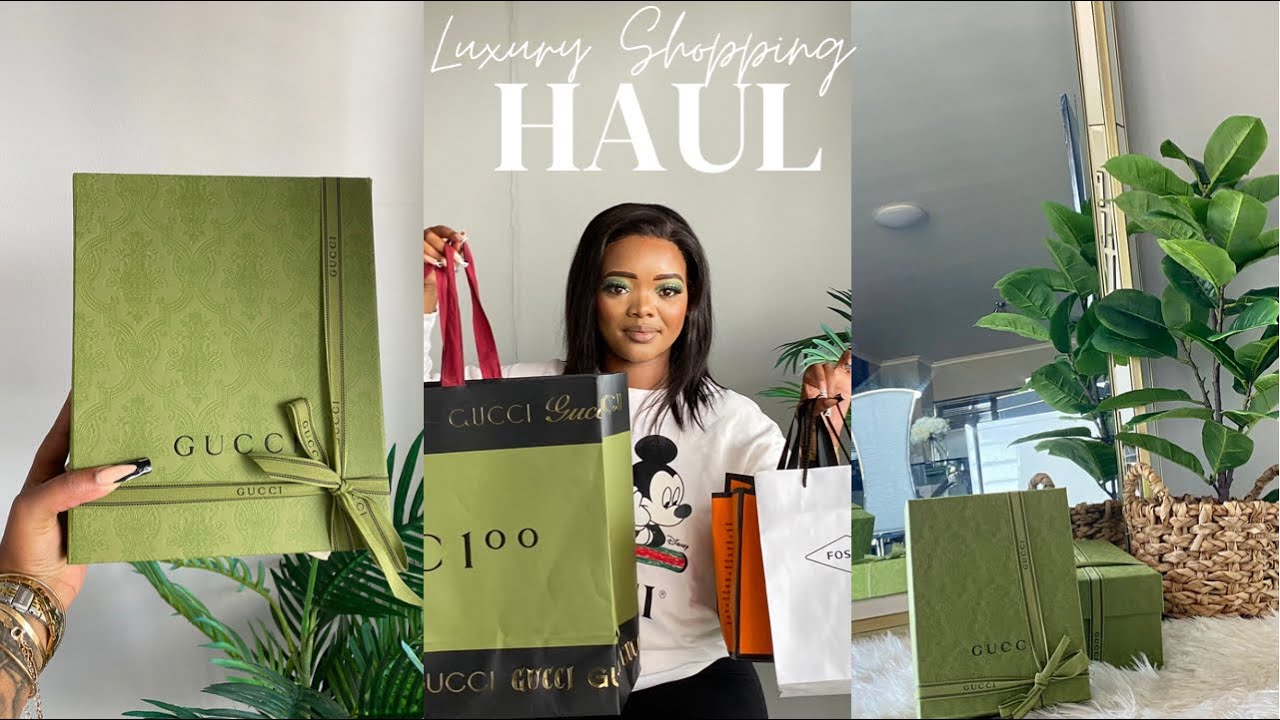 SOUTH AFRICAN YOUTUBER: My Luxury Shopping Haul!