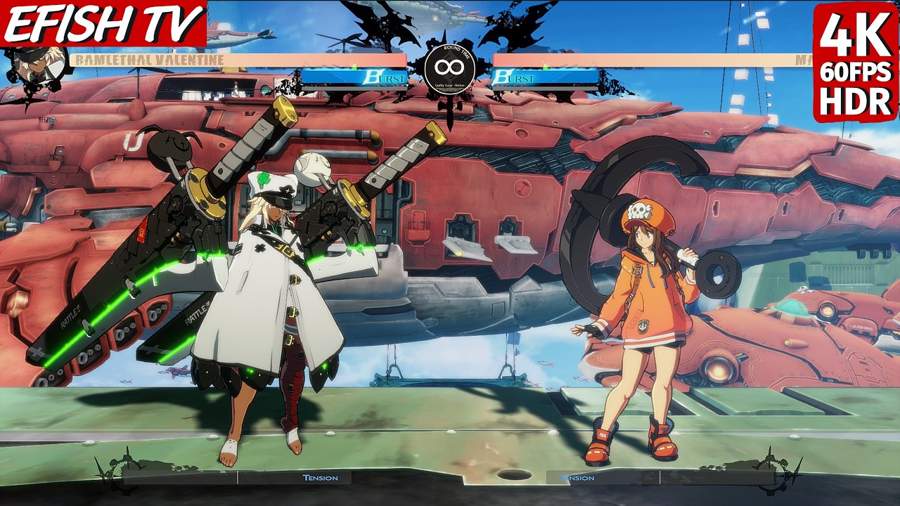 Ramlethal Valentine vs May (Hardest AI) - Guilty Gear Strive