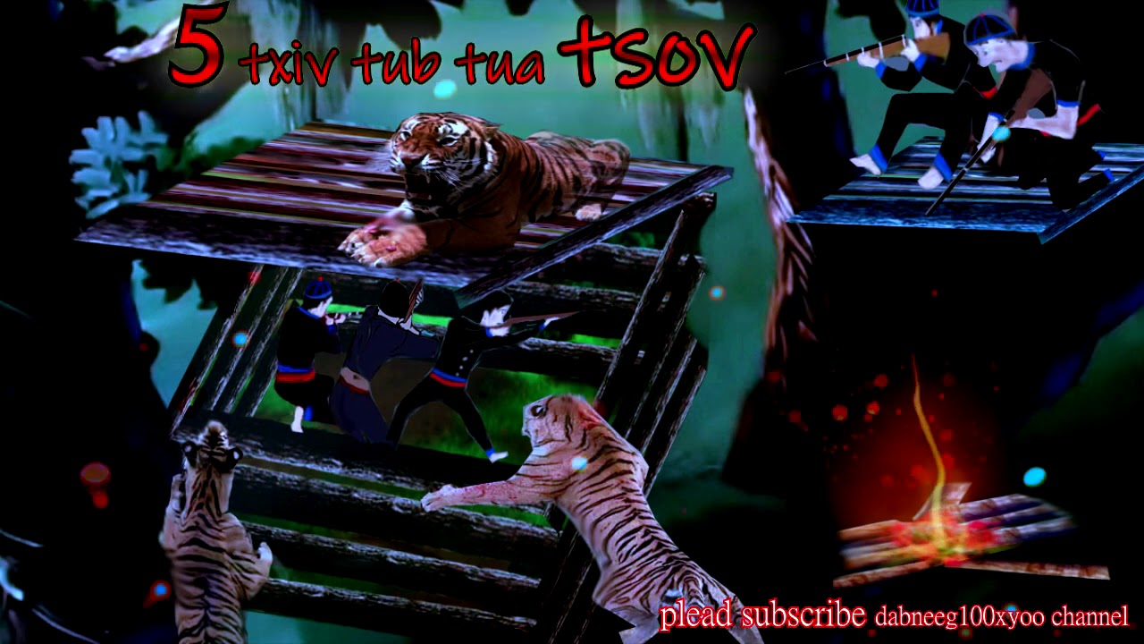 dab neeg 5 txiv tub tua tsov txaus ntshai..29-10-2020