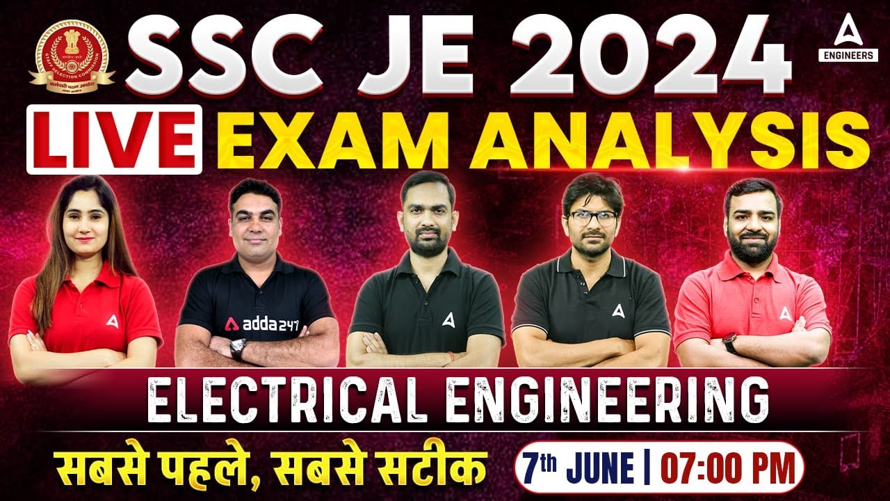 SSC JE Paper Analysis 2024 | SSC JE Electrical Paper Analysis 2024 | SSC JE Exam Analysis Today