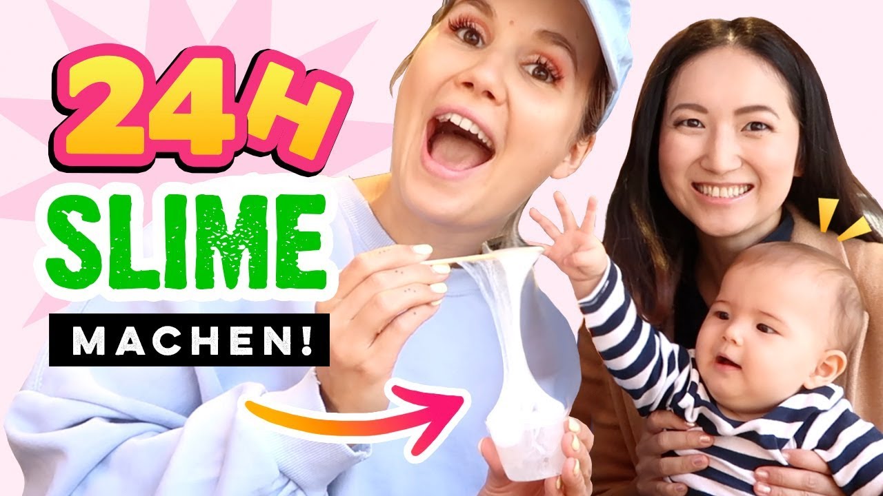 24 Stunden SLIME machen! Challenge Schleim machen!