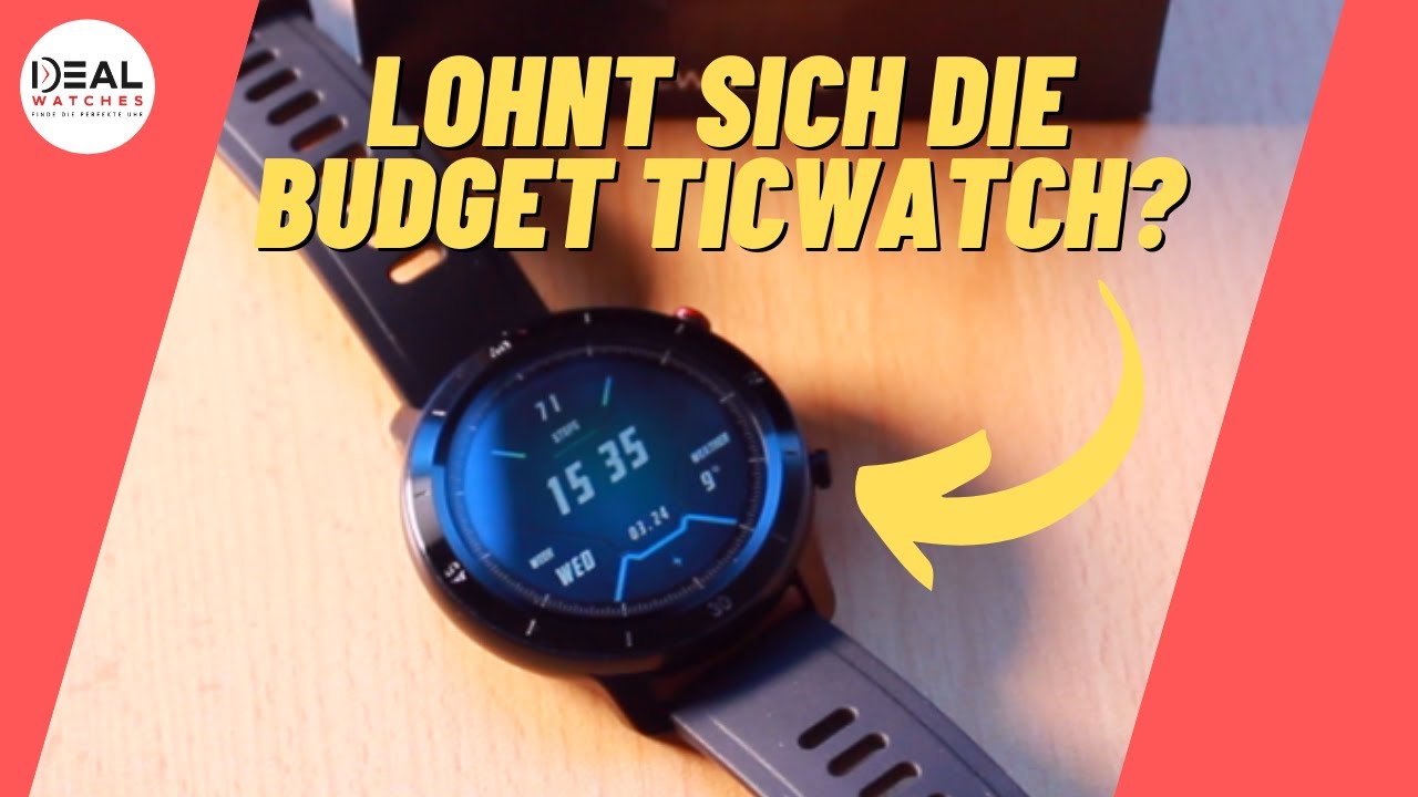 ➤ TicWatch GTX Test: Lohnt sich die 60 Euro Smartwatch?