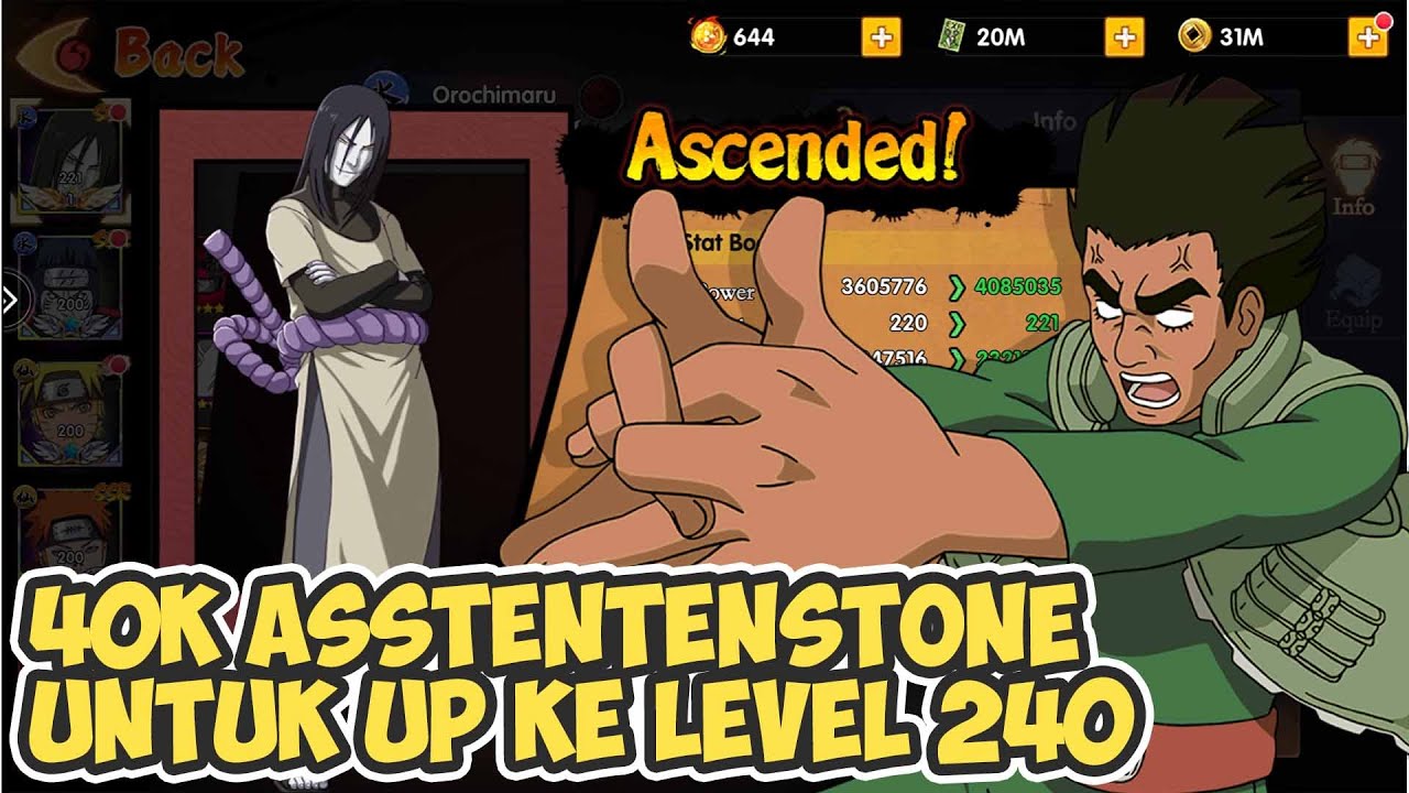HARUS HEMAT-HEMAT | 40K ESSTENSTEN STONE UNTUK UP NINJA KE BINTANG MAKSIMAL | RASENGAN RIVALS