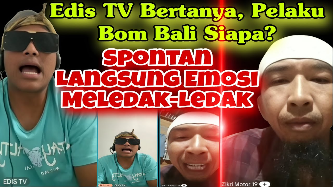 EDIS TV TANYA SIAPA PELAKU BOM BALI❓️Muslim ini Langsung Emosi Kepanasan@ketikkomentar