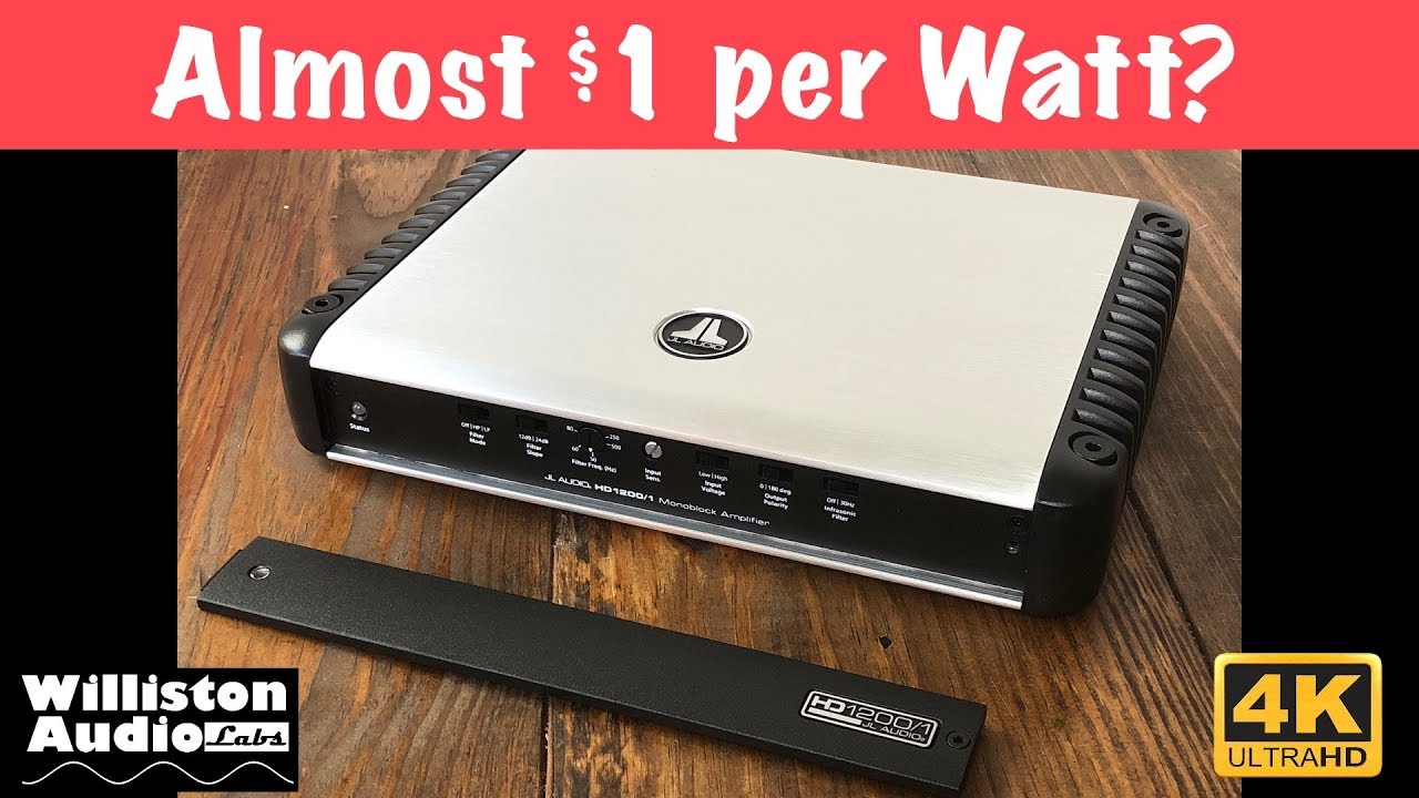 $1100 for 1200 watts? JL Audio HD1200/1 Amp Dyno Test