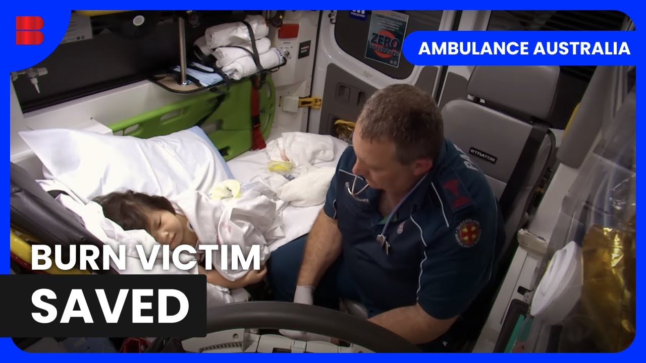 Burn Victim Rescued by Heroic Paramedics | Ambulance Australia