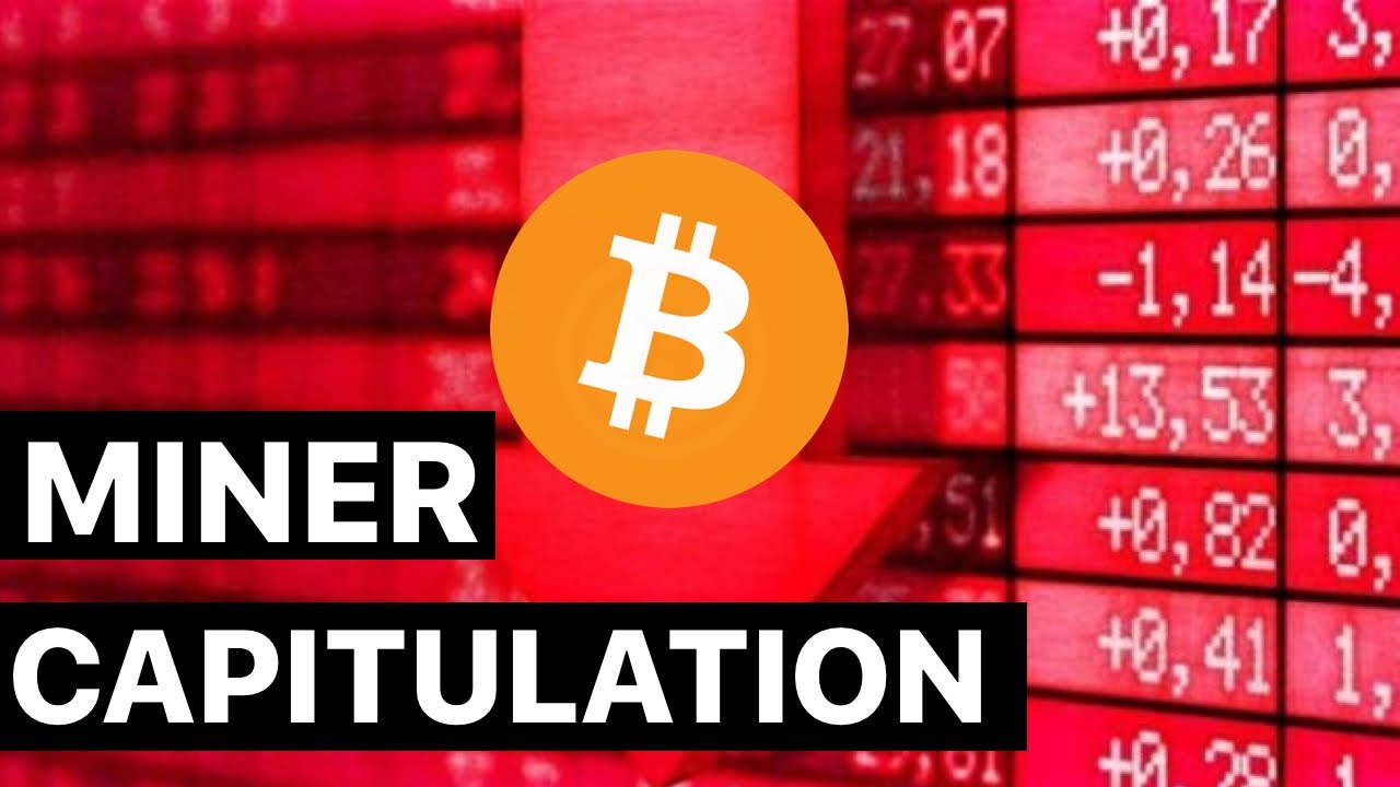 Here's Why Miner Capitulation Could Be On The Horizon