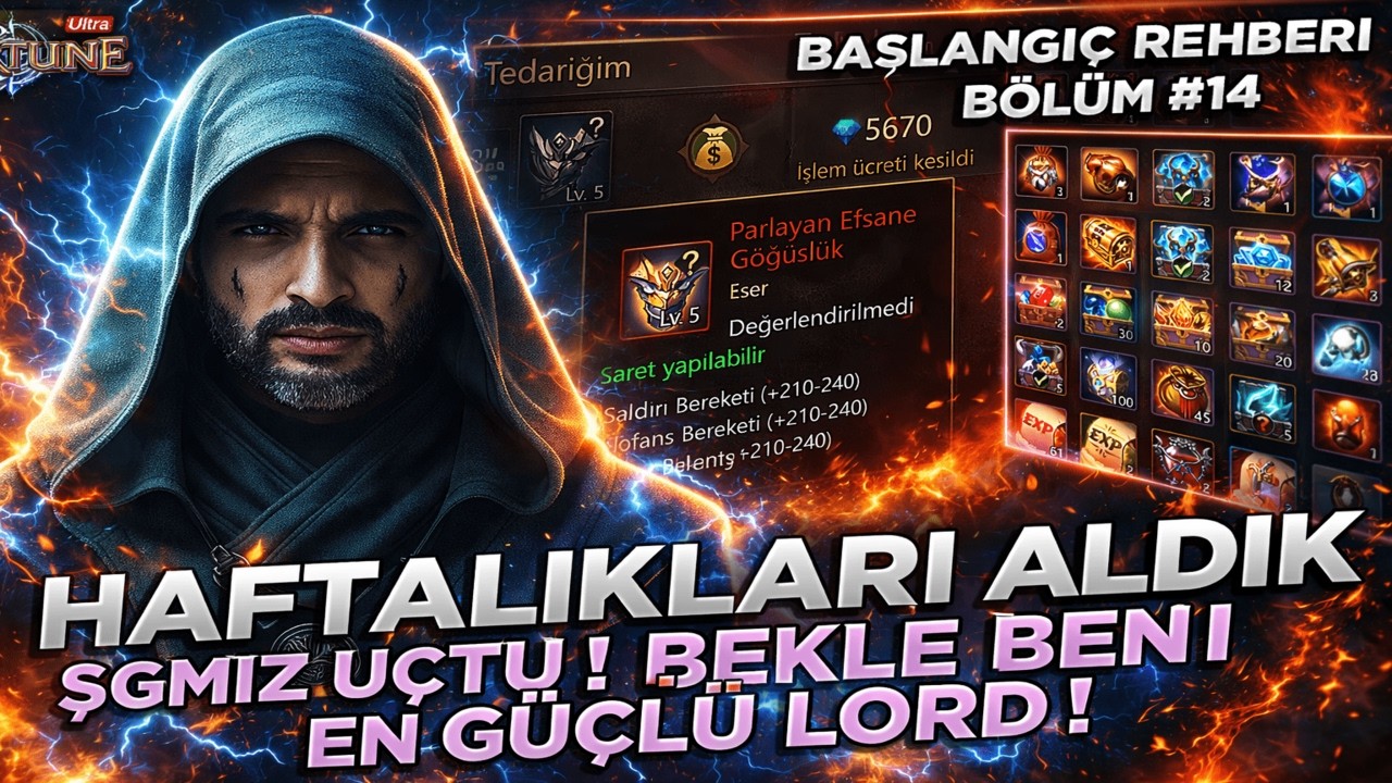 WARTUNE ULTRA YENİ SERVER BAŞLANGIÇ REHBERİ BÖLÜM 14 !!! Wartune Ultra Türkçe