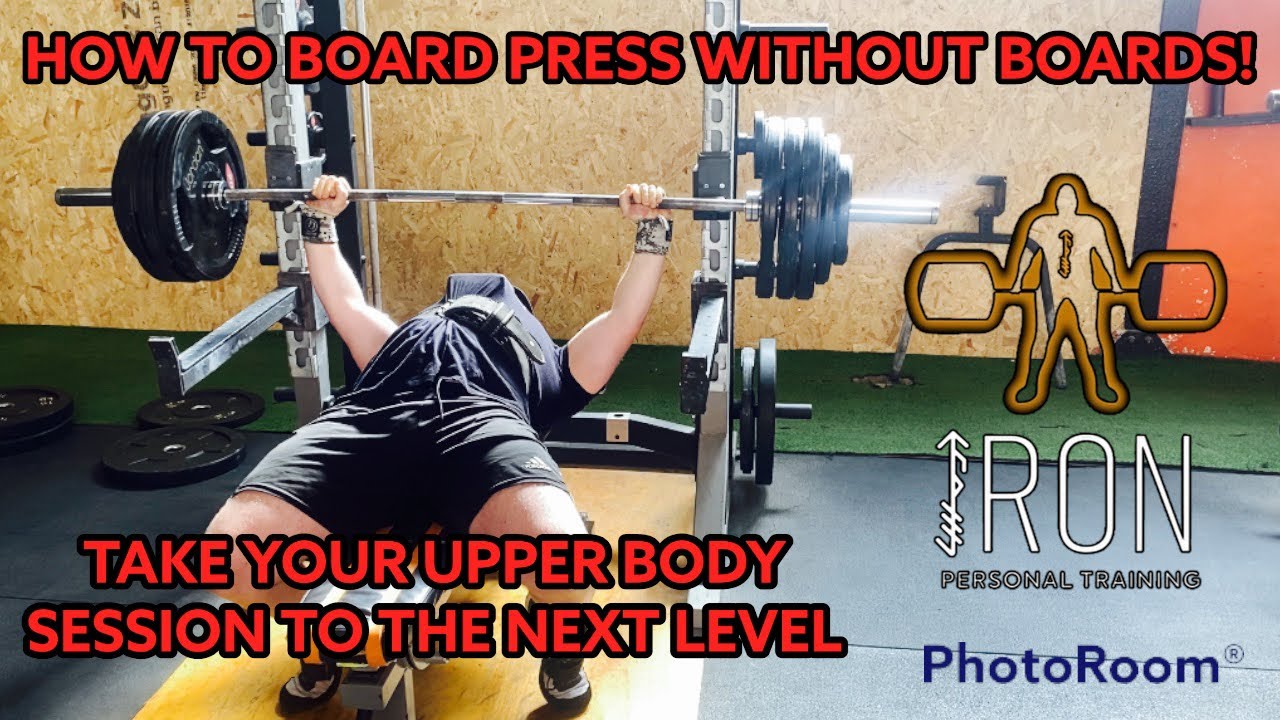 How to board press without boards and heavy bench!
