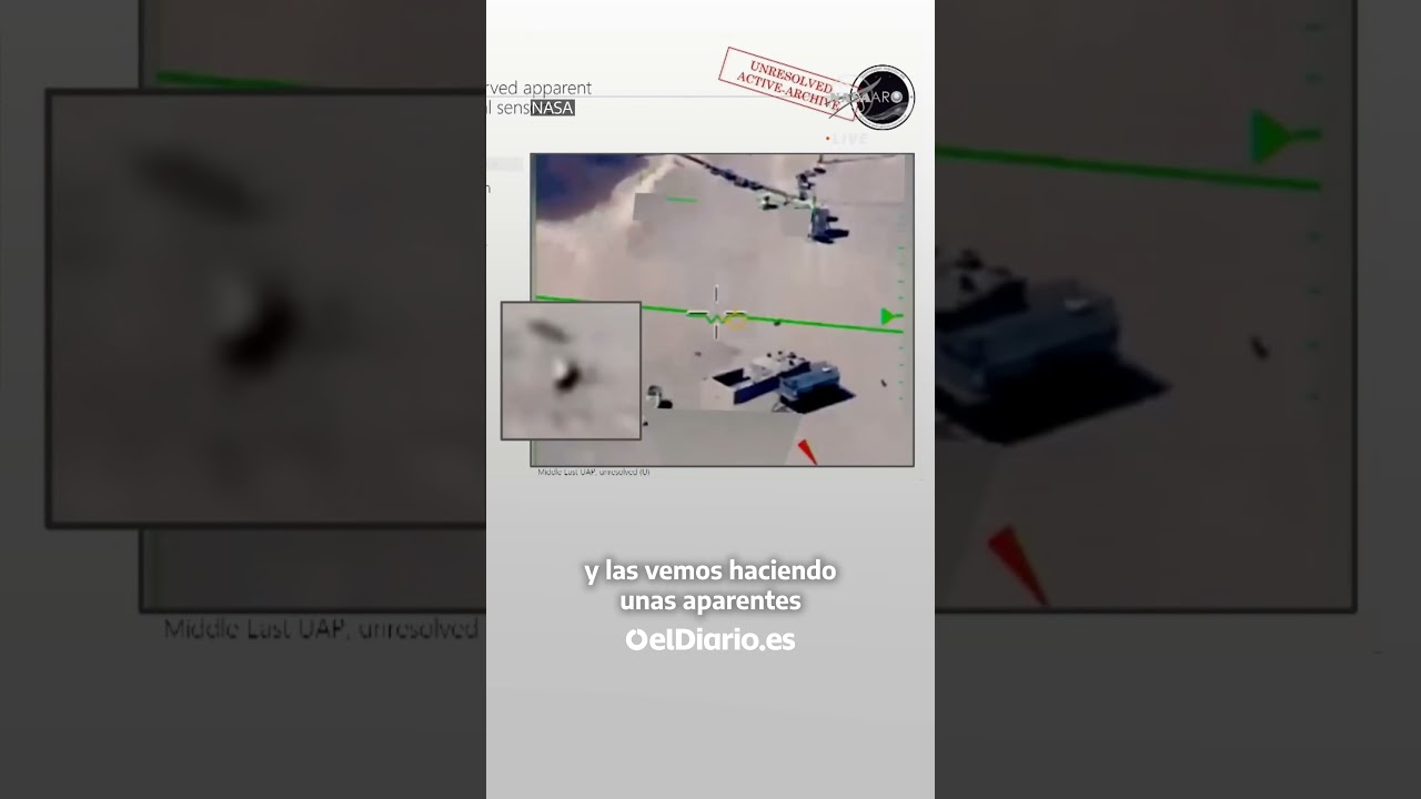 🛸 La #NASA muestra im&aacute;genes de #ovnis #shorts #shortvideo #short