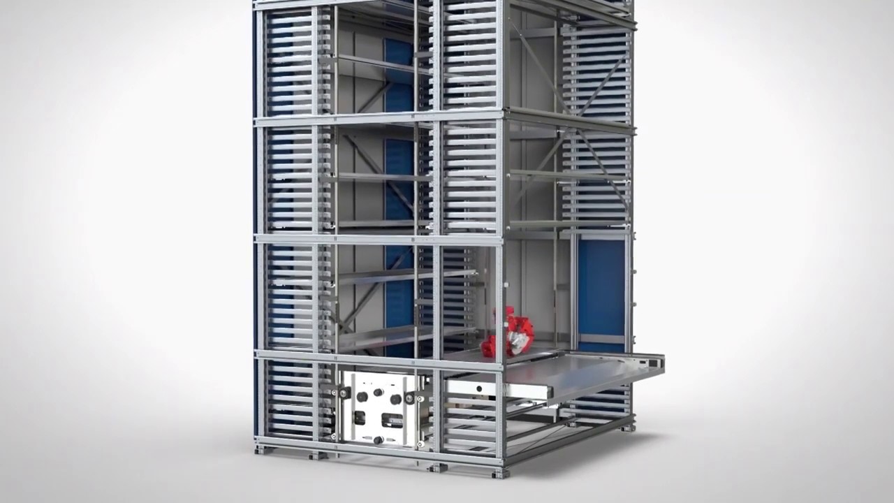 Vertical storage lift Compact Twin