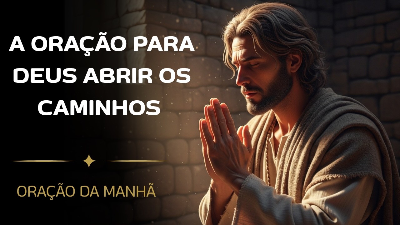 A ORAÇÃO PARA DEUS ABRIR OS CAMINHOS  -   ORAÇÃO DA MANHÃ