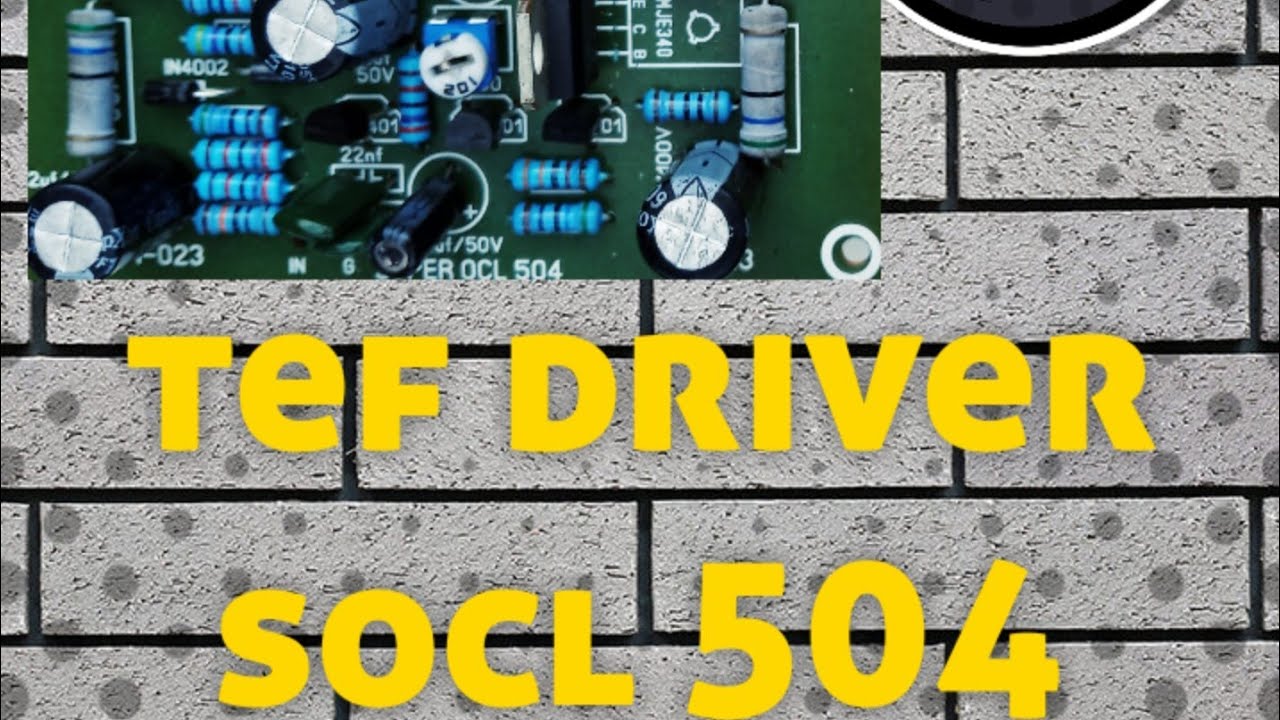 Cara Mudah TEF Driver SOCL 504 Power Jadi bertenaga