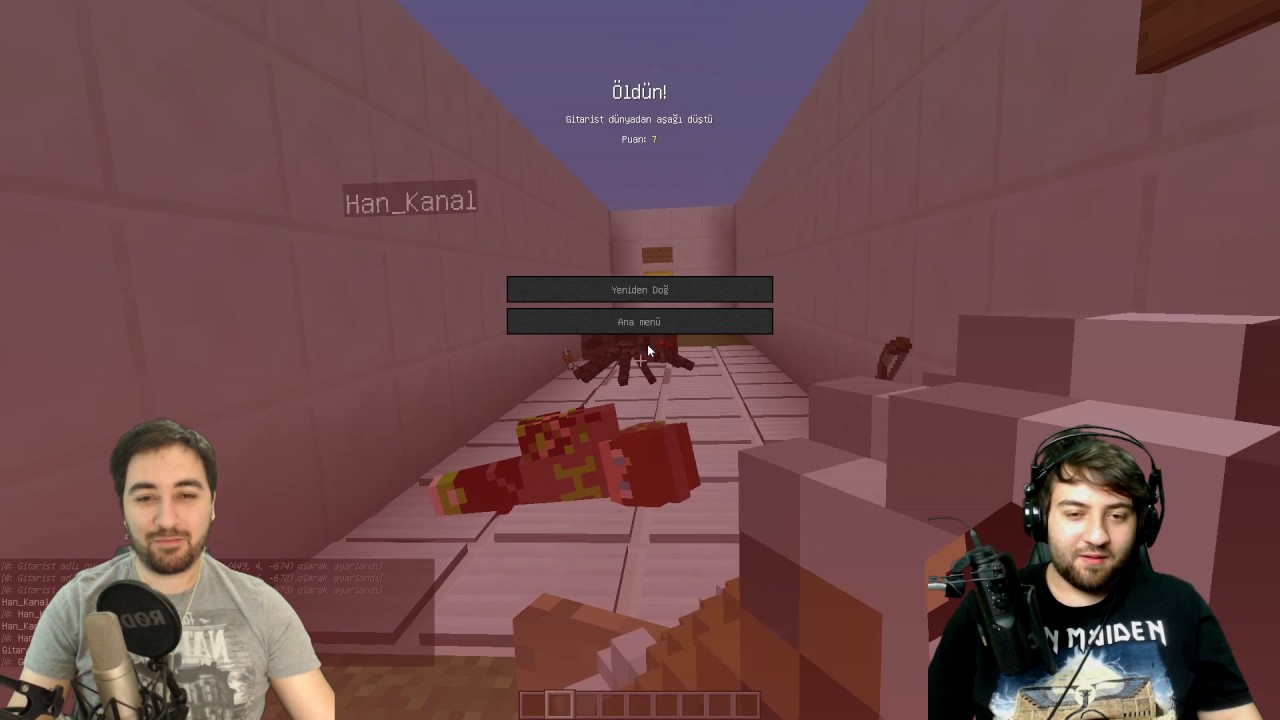PATLAYAN BLOKLAR - MİNECRAFT HAYRAN HARİTASI ÇİFT FACECAM