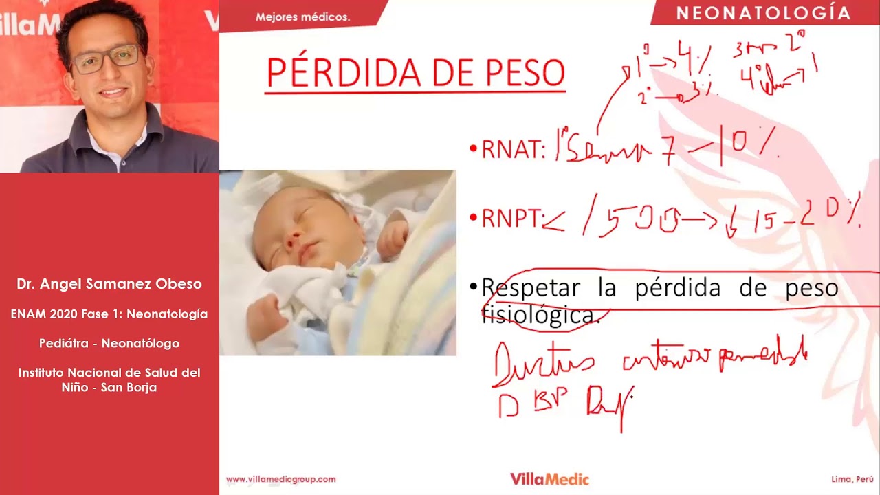 NEONATO | Requerimientos hídricos del RN - ENAM 2020