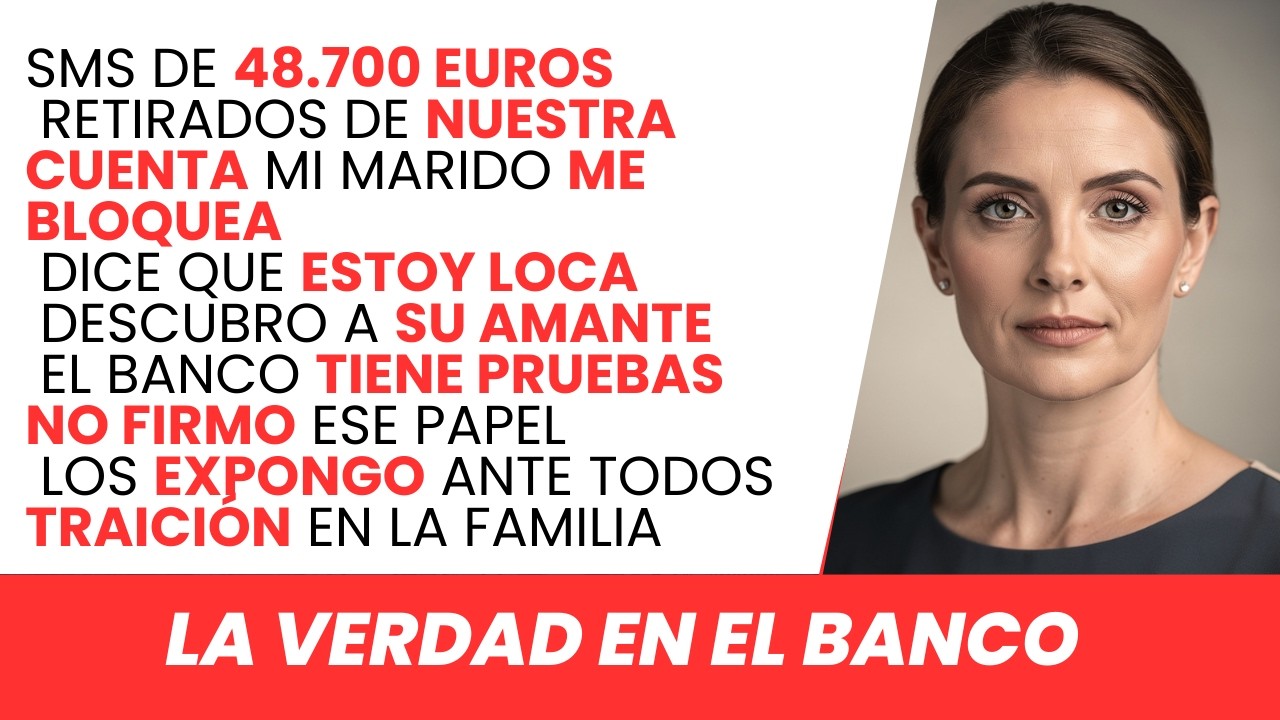 Vi una transferencia de 48.700 € y escuché: “Eso no es tuyo” — y ahí empezó mi ajuste de cuentas…