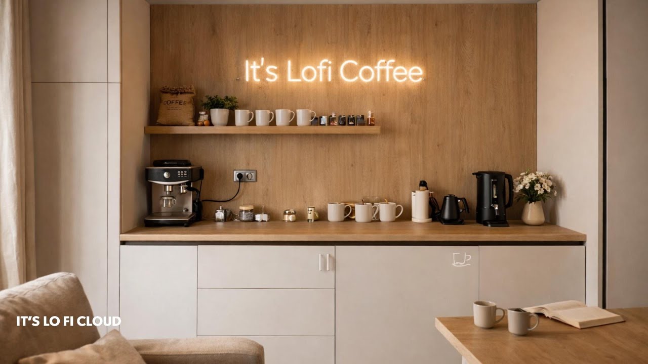 Cozy Coffee Home Lo-Fi ☕ Dreamy Jazzy Groove for Focus & Flow | 1 Hour Warm Coffee Vibes