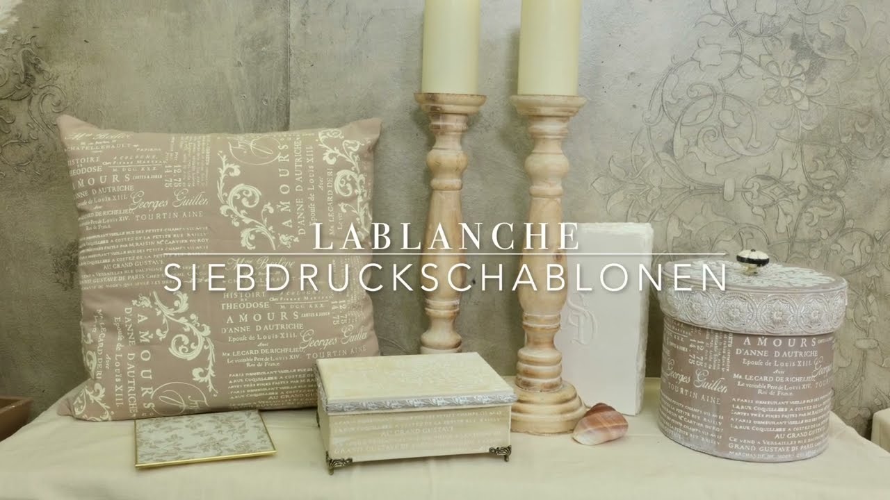 DIY LaBlanche Silk Screen Stencil