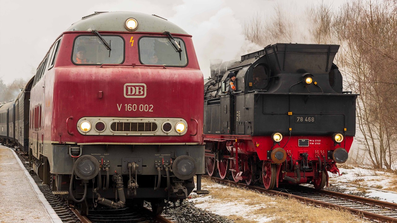 Nach Winterberg mit 78 468 und V160 002