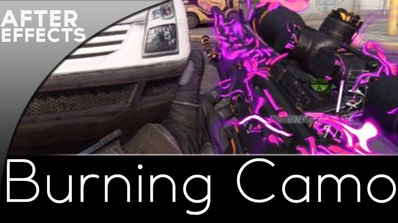 After Effects Tutorial: Burning Camo Effect/Camo Color Change