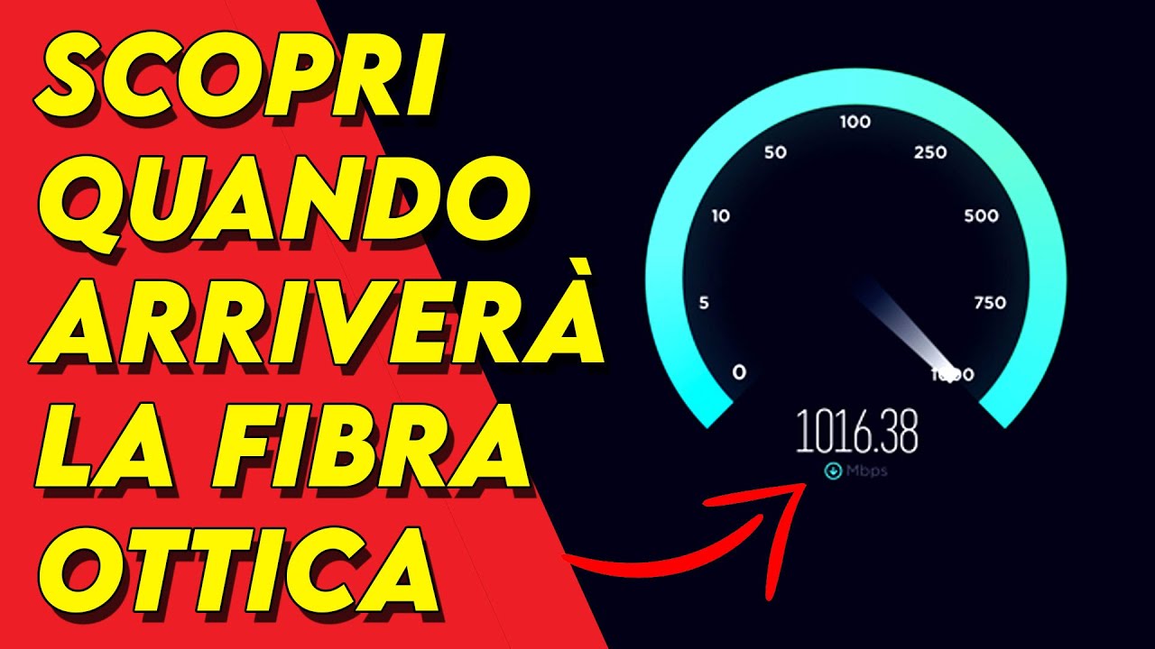 Come scoprire QUANDO ARRIVERÀ LA FIBRA ?