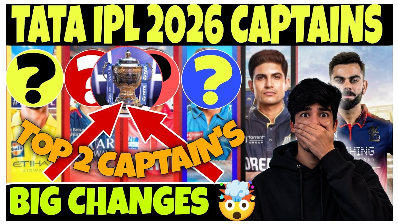 TATA IPL 2026: ALL TEAM'S CAPTAIN RELEASED|BIG CHANGES IN CAPTAINCY|TOP 2 🔥CAPTAIN'S |CRICKSPY INFO|