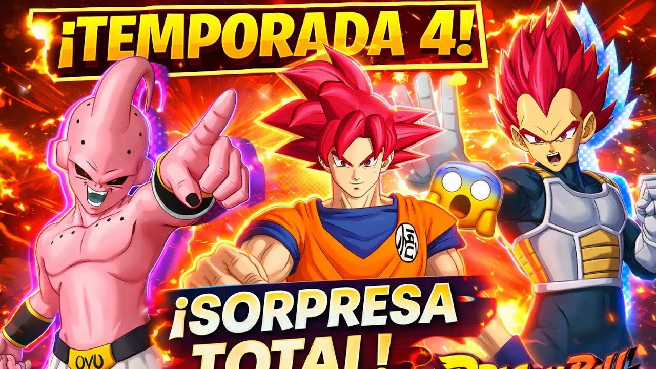 ¡TEMPORADA 4 REVELADA! 😱 Nuevos Personajes, Reglas ROTAS y Goku DIOS… ¿ARRUINARÁ el juego? 