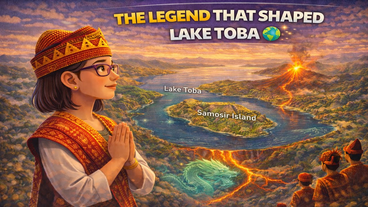 The Lake of Legends — Lake Toba and the Dragon Story 🐉🌋