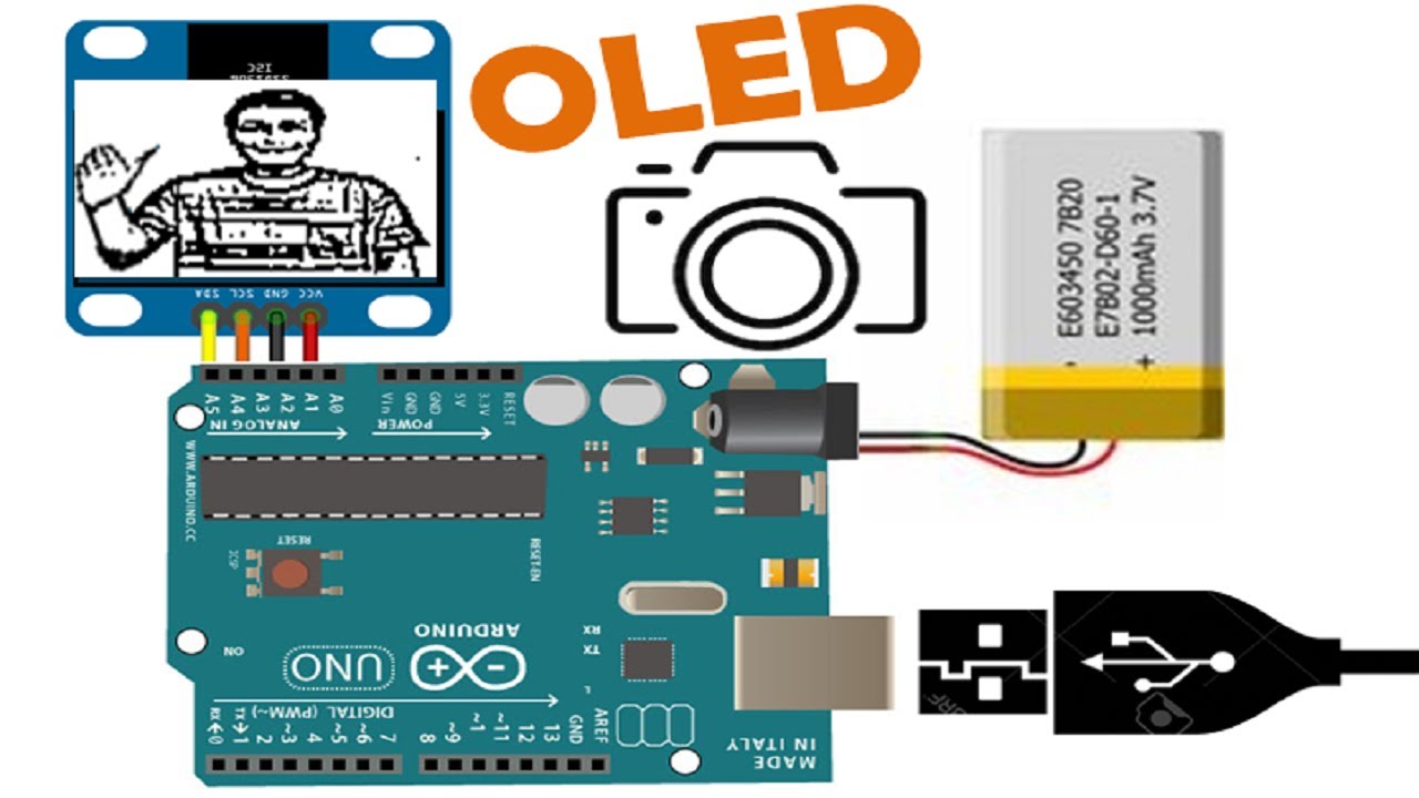Como usar una pantalla LCD OLED - 3 Proyectos con arduino