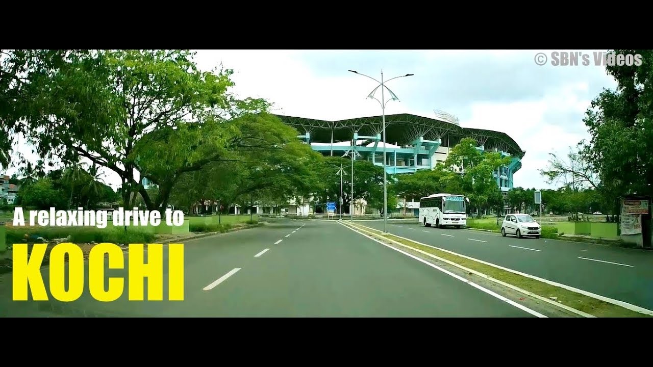 A Relaxing Drive To KOCHI From CALICUT Int'l Airport | On the Vishu Day 2018 |