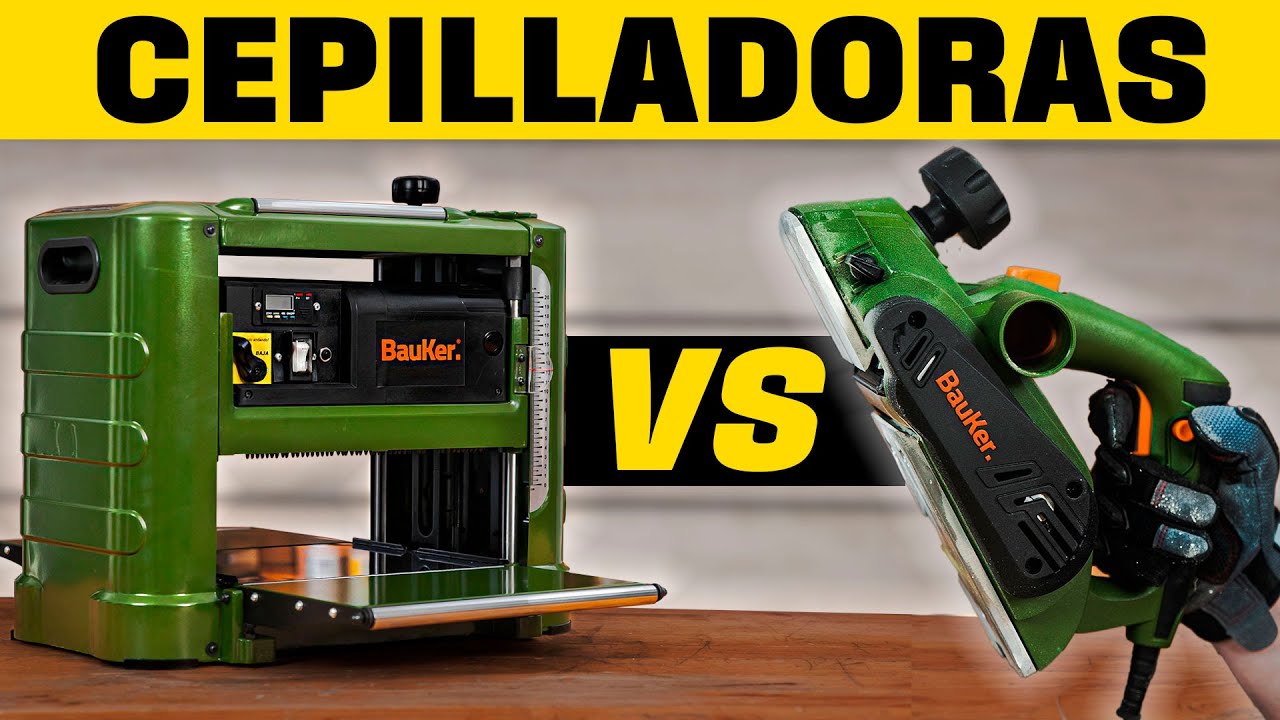 Cepilladora de banco vs. Cepillo el&eacute;ctrico I Lo Mejor