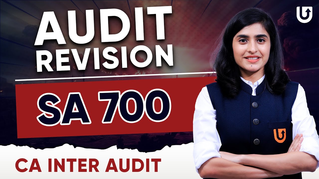 SA 700 Revision | CA Inter Audit | CA Inter Jan 2025 | CA Deepika Rathi #cainter