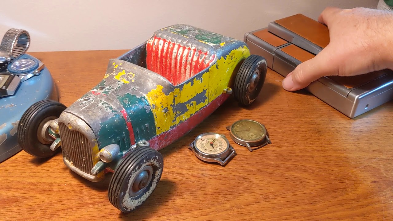 Vintage Finds More Old Watches Hats Hot Rod Tether Car SX-70 Camera