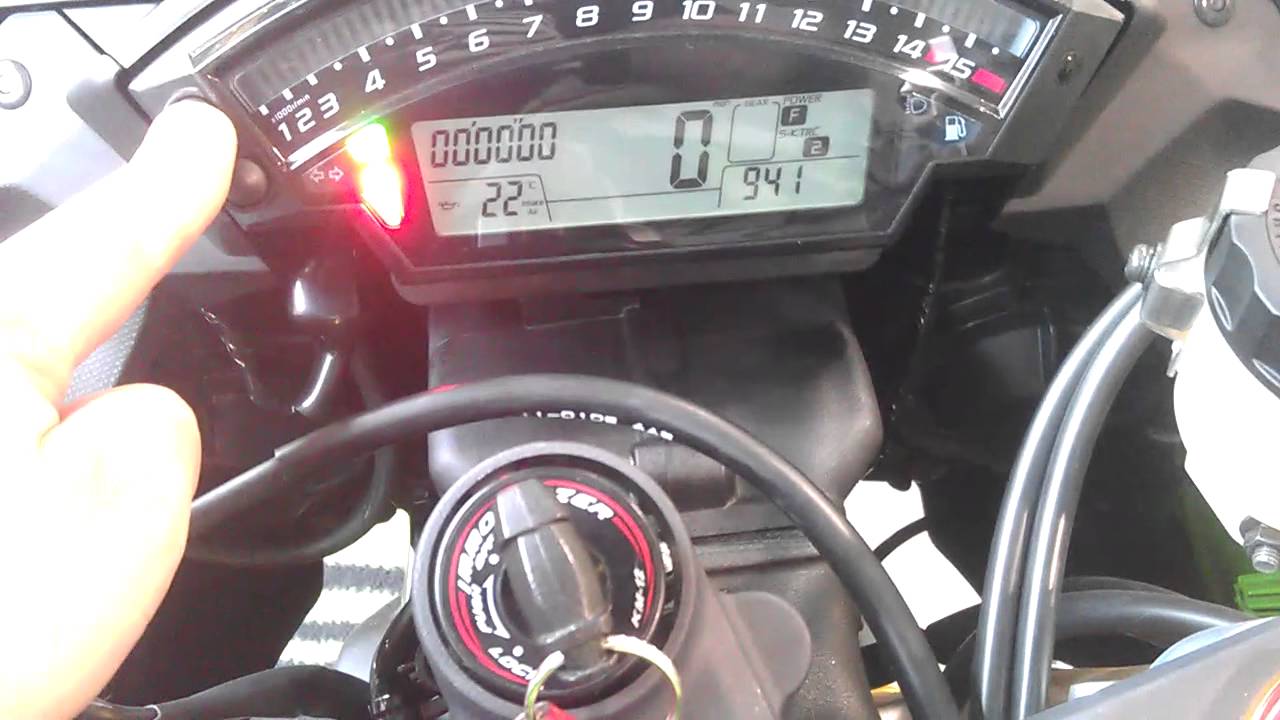Kawasaki ZX10R Race Clocks dash mode
