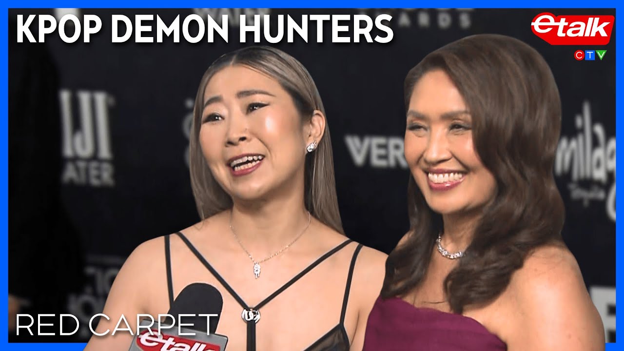 'KPop Demon Hunters' directors at the Critics' Choice Awards