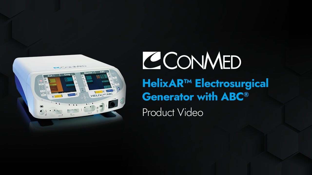 HelixAR&trade; Electrosurgical Generator with ABC&reg; - CONMED Product Video