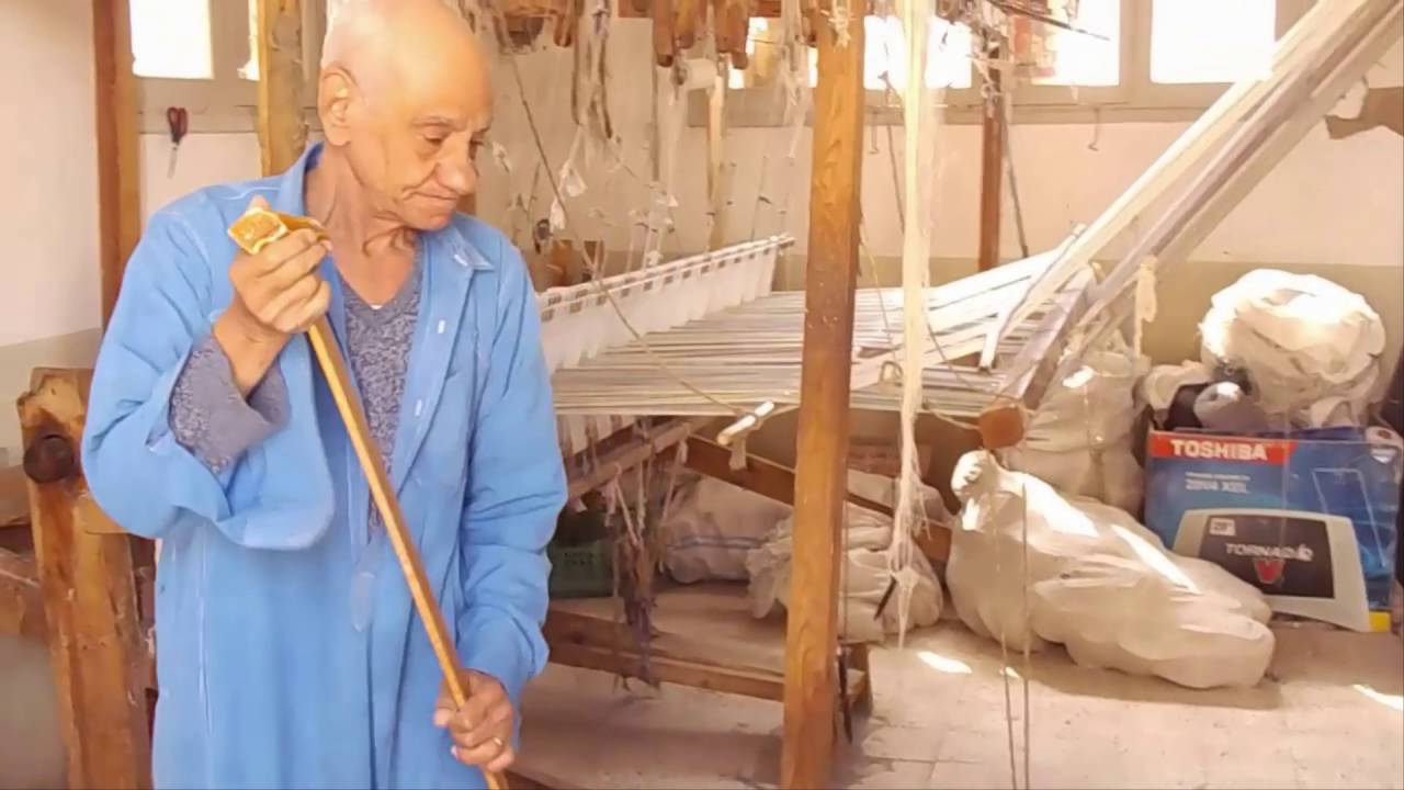 مراحل تصنيع النسيج اليدوي التراثي بأخميم