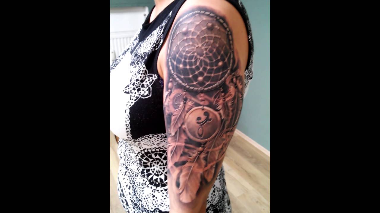 Dreamcatcher Tattoo by Misha R Tattoo Artist - Living Illustrations D&uuml;sseldorf