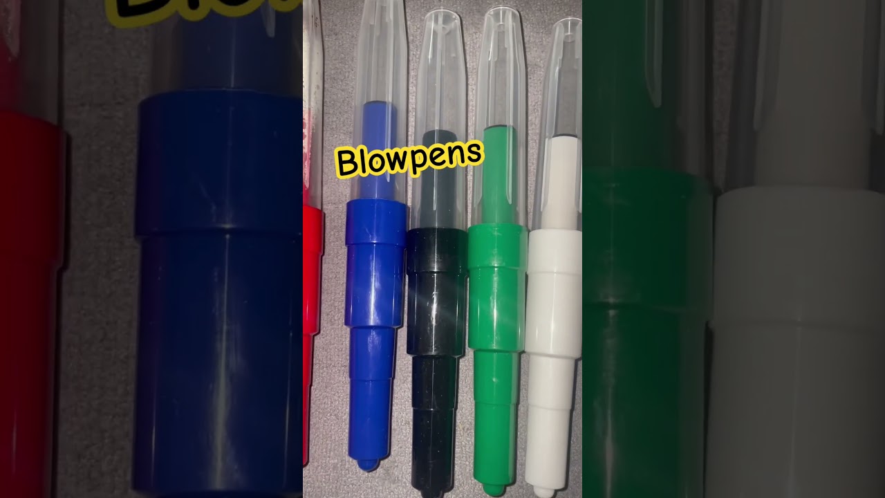 Magical Coloring Spray Blow Pens#Spray Blow Marker Sketch Pen#trendingshorts #unboxingblowpens