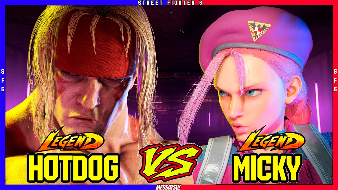 SF6 HotDog (#2 Ranked Alex) VS Micky (Cammy)💥Messatsu!💥スト6💥Street fighter 6