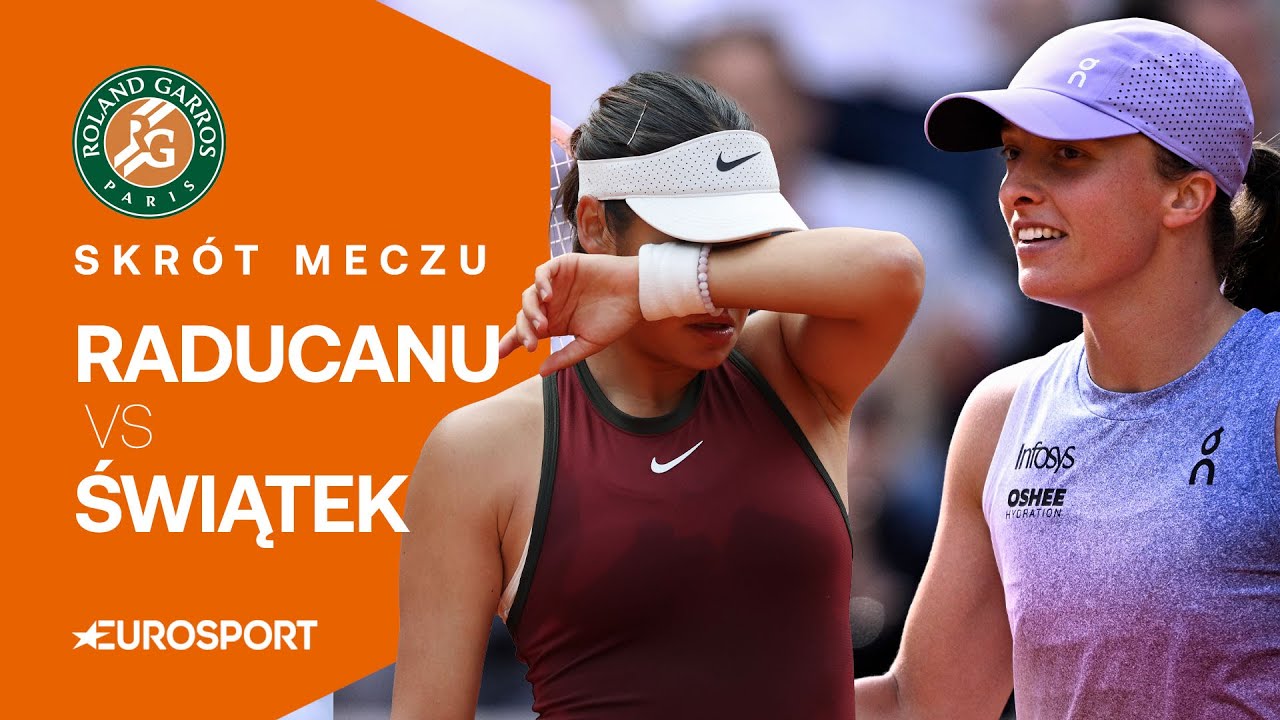 Iga Świątek - Emma Raducanu | Skr&oacute;t meczu | 2. runda | Roland-Garros 2025