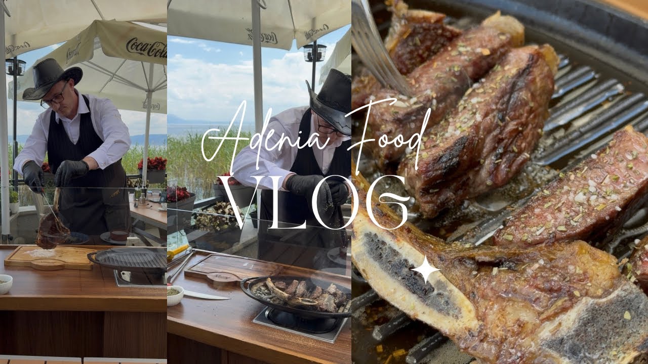 FOOD VLOG. RESTORAN ADENIA STRUGA. NAJPOZNATIOT RESTORAN SO PONUDA NA DRY AGED MESO.