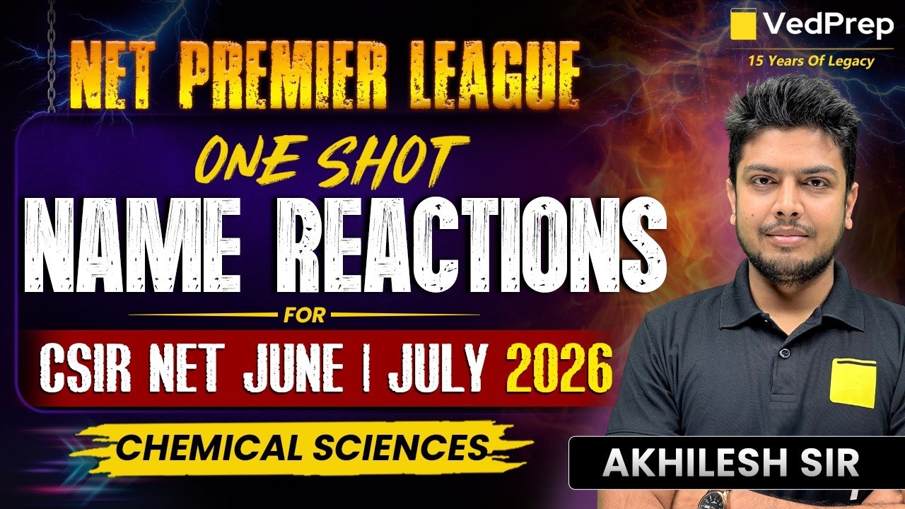 Name Reactions One Shot Revision 😱 | CSIR NET Chemical Sciences June/July 2026 | Complete Revision