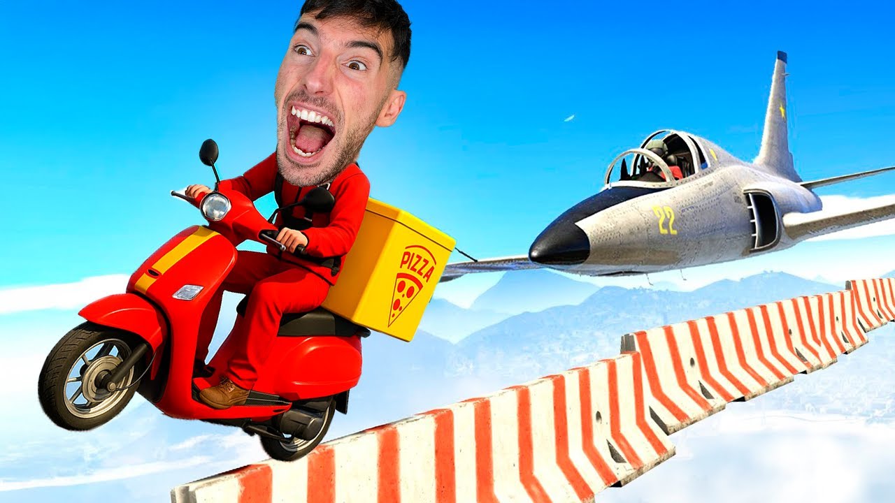 AVIONES VS REPARTIDORES DE PIZZA !! MUY EPICO XDD GTA 5 ONLINE